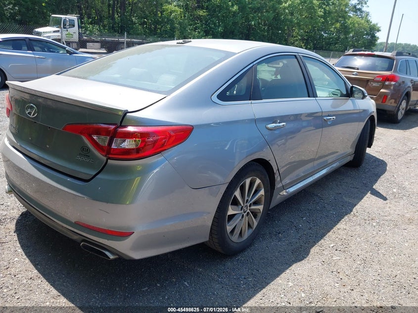 2015 HYUNDAI SONATA SEDAN 2.4L I-4 DI, DOHC, VVT, 185HP