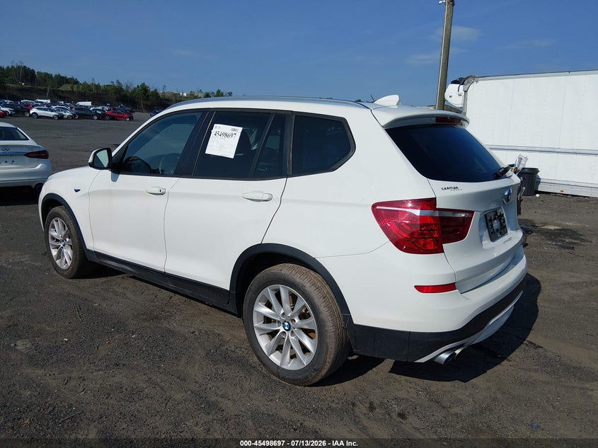 Vin: 5uxwx9c31h0w76760, lot: 45996913, bmw x3 xdrive28i 20173
