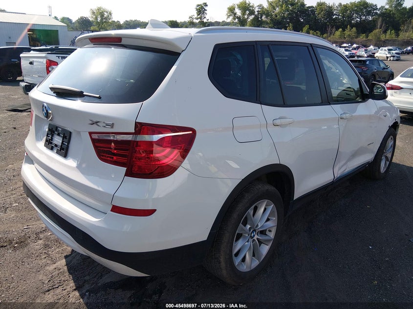 Vin: 5uxwx9c31h0w76760, lot: 45996913, bmw x3 xdrive28i 20174