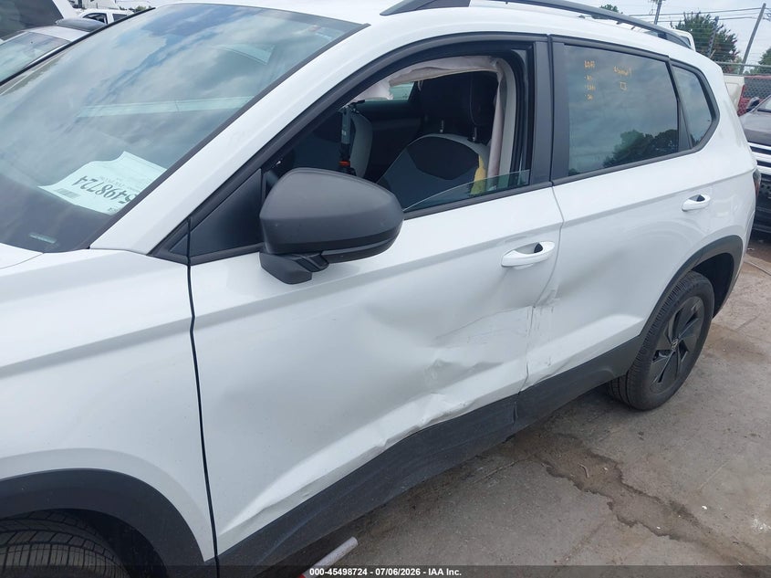 2025 Volkswagen Taos 1.5T S VIN: 3VV5C7B2XSM024554 Lot: 45498724