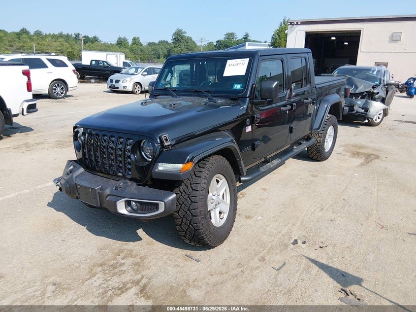 Vin: 1c6jjtag2pl532025, lot: 45996947, jeep gladiator sport s 4x4 20232
