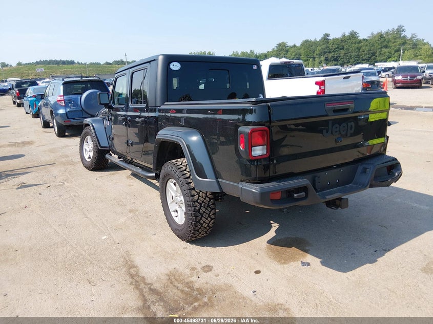 Vin: 1c6jjtag2pl532025, lot: 45996947, jeep gladiator sport s 4x4 20233