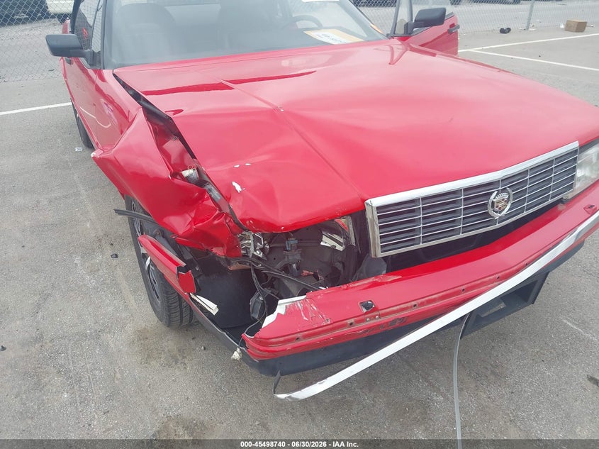1992 Cadillac Allante VIN: 1G6VS3380NU125988 Lot: 45498740