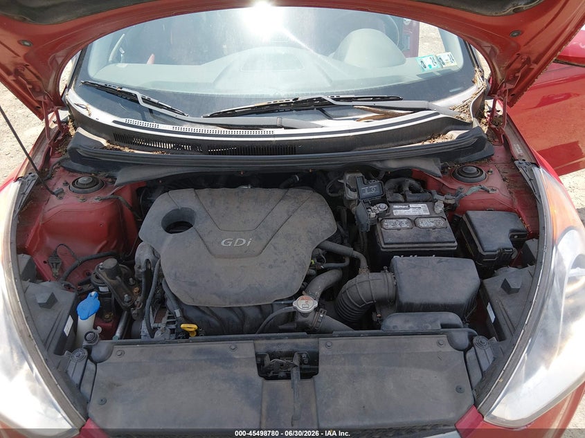 2012 Hyundai Veloster Base W/Red/Black VIN: KMHTC6AD3CU049341 Lot: 45498780
