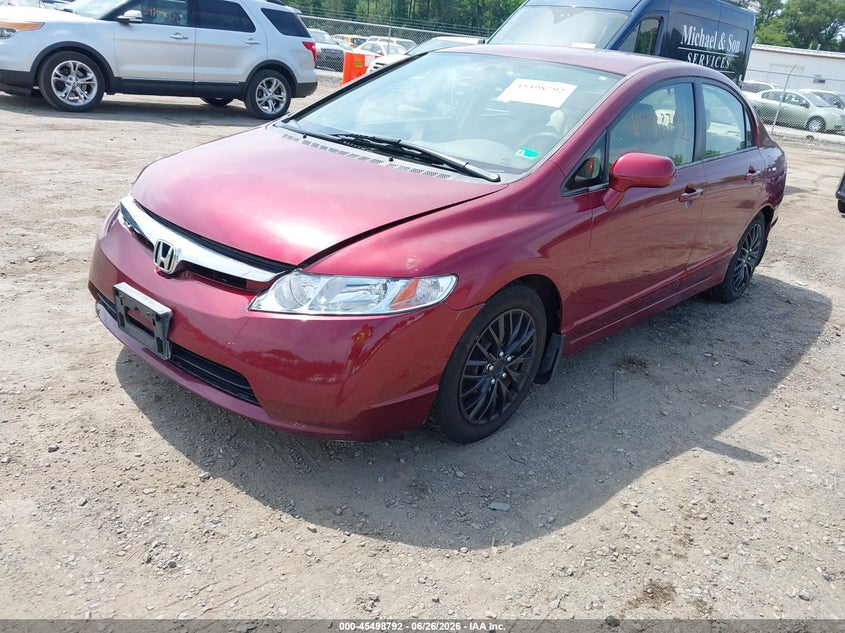 2006 Honda Civic Lx 1HGFA16546L091007 photo 1