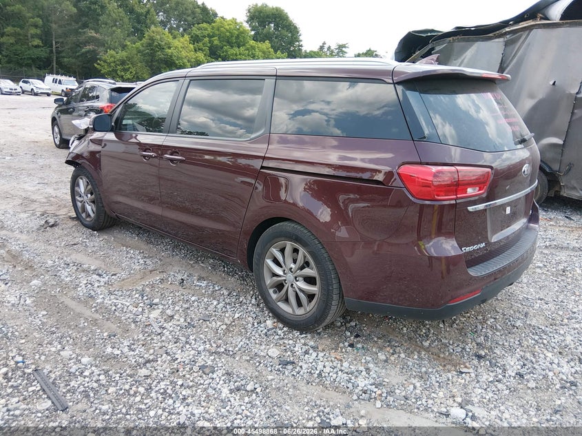 Vin: kndmb5c14l6597524, lot: 45997084, kia sedona ex 20203