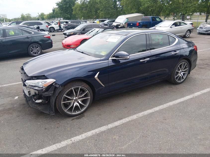 Vin: kmtg44la9ku013003, lot: 45997094, genesis g70 2.0t advanced 20192