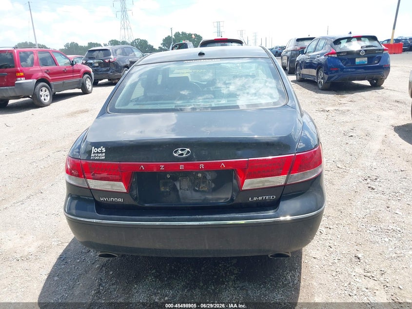 2010 Hyundai Azera Limited VIN: KMHFC4DFXAA460183 Lot: 45498905