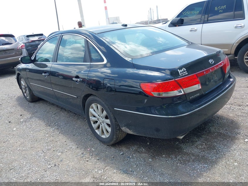 Vin: kmhfc4dfxaa460183, lot: 45997121, hyundai azera limited 20103