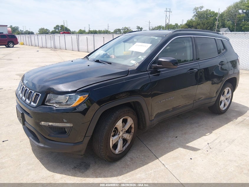 Vin: 3c4njcbb6jt503247, lot: 45997148, jeep compass latitude fwd 20182
