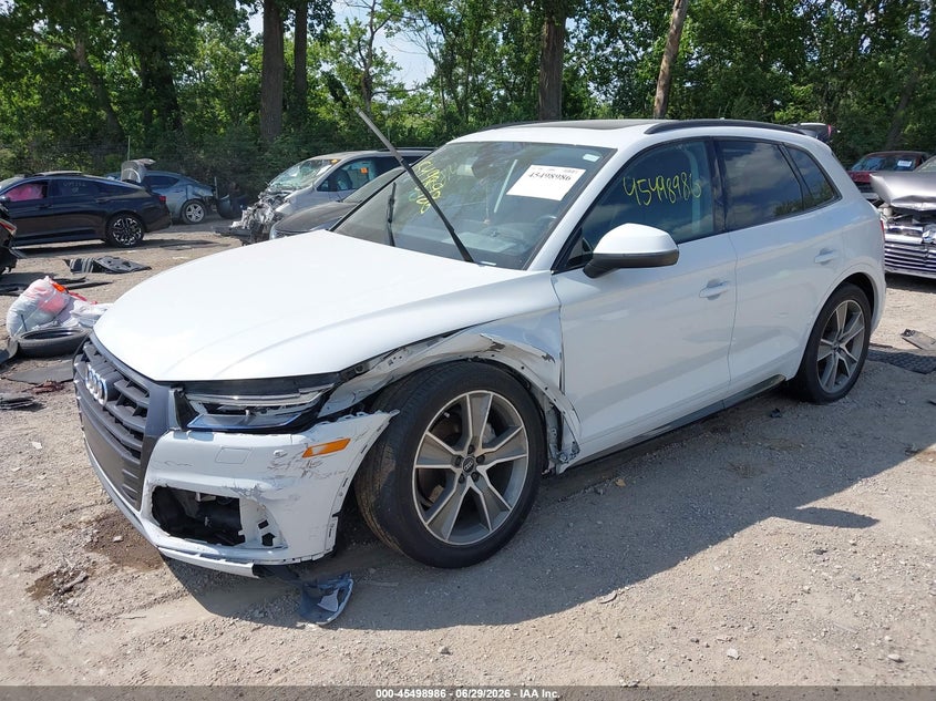 2019 Audi Q5, Удар спереду, IAAI, VIN WA1BNAFY8K2054208 — фото 2