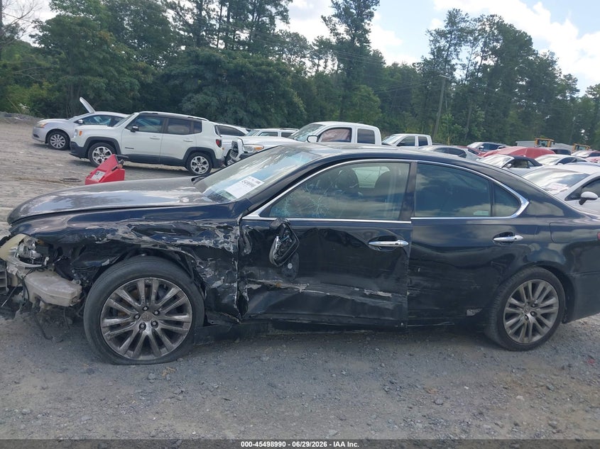 2012 LEXUS LS SEDAN 4.6L V-8 DI, DOHC, VVT, 380HP