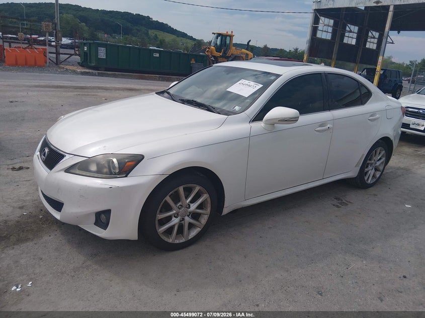 Vin: jthcf5c27b5052218, lot: 45997288, lexus is 250 20112