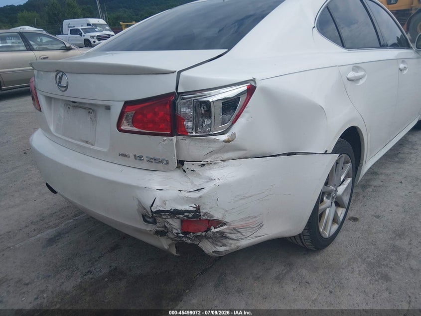 2011 LEXUS IS 250 auction photo 6