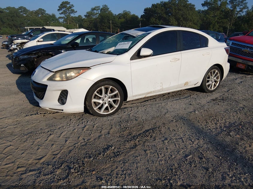 Vin: jm1bl1v5xc1582276, lot: 45997357, mazda mazda3 s touring 20122