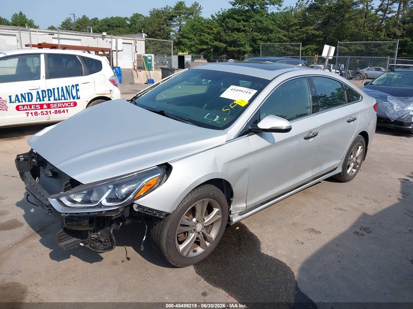 2019 Hyundai Sonata, Front End, IAAI, VIN 5NPE34AF2KH808346 — photo 2