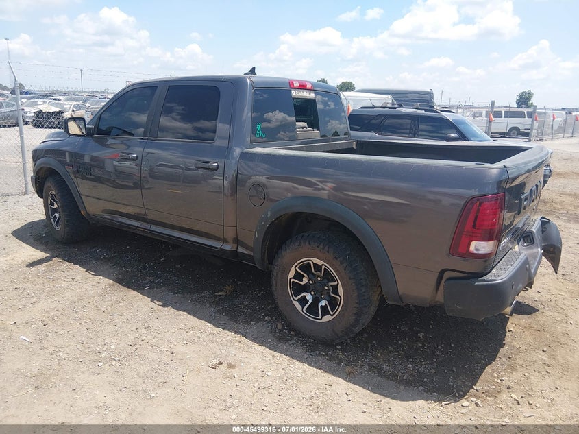 Vin: 1c6rr7ytxgs381706, lot: 45997532, ram 1500 rebel 20163