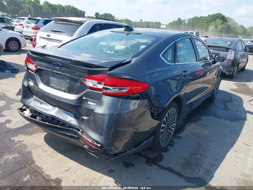 2018 FORD FUSION SEDAN 2.0L I-4 DI, DOHC, VVT, TURBO, 231HP