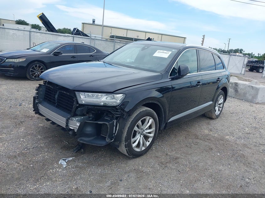 Vin: wa1laaf7xkd037762, lot: 45997681, audi q7 55 premium/55 se premium 20192
