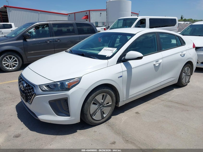 Vin: kmhc65lc4lu233354, lot: 45997721, hyundai ioniq hybrid blue 20202