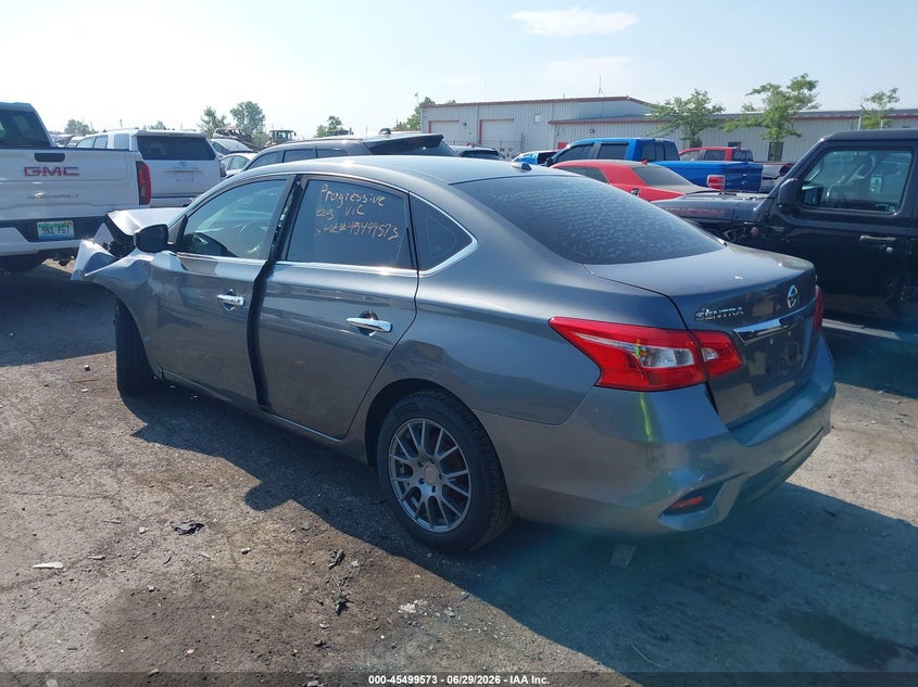 2018 NISSAN SENTRA auction photo 3