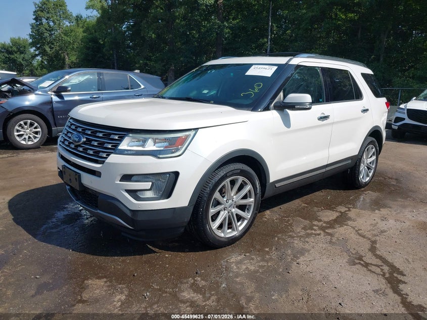 Vin: 1fm5k8f83ggd23774, lot: 45997841, ford explorer limited 20162