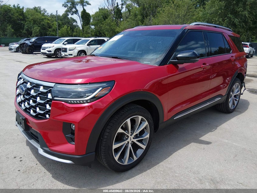 Vin: 1fmwk8hcxsga68832, lot: 45997859, ford explorer platinum 20252