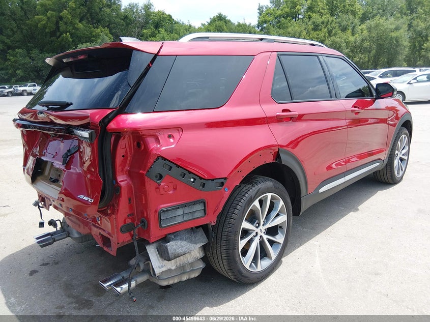 Vin: 1fmwk8hcxsga68832, lot: 45997859, ford explorer platinum 20254