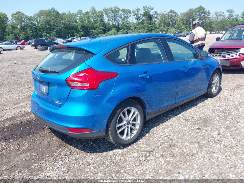 Vin: 1fadp3k23fl288316, lot: 45997863, ford focus se 20154