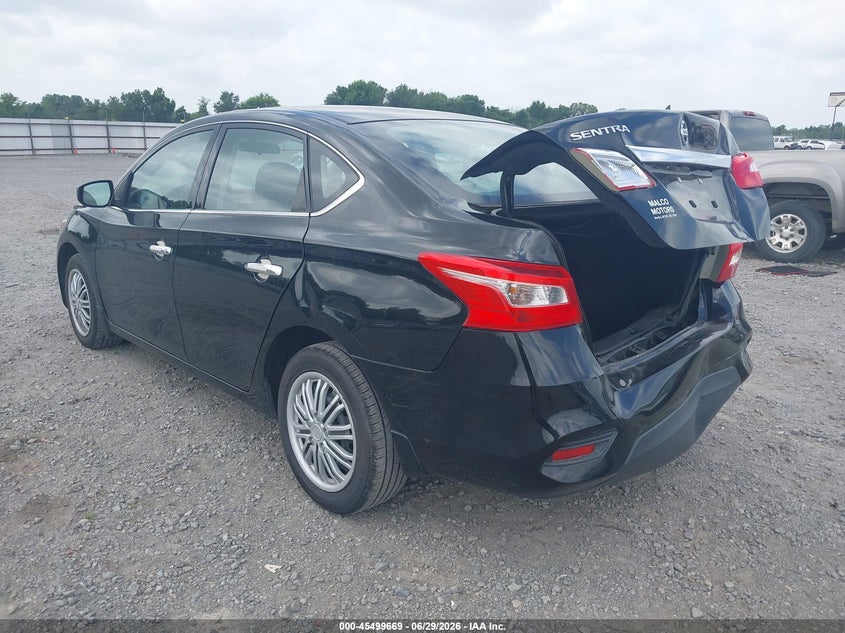 2016 NISSAN SENTRA auction photo 3