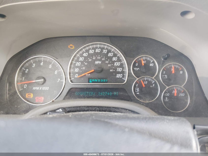 2005 GMC Envoy Denali VIN: 1GKET63M552315925 Lot: 45499673