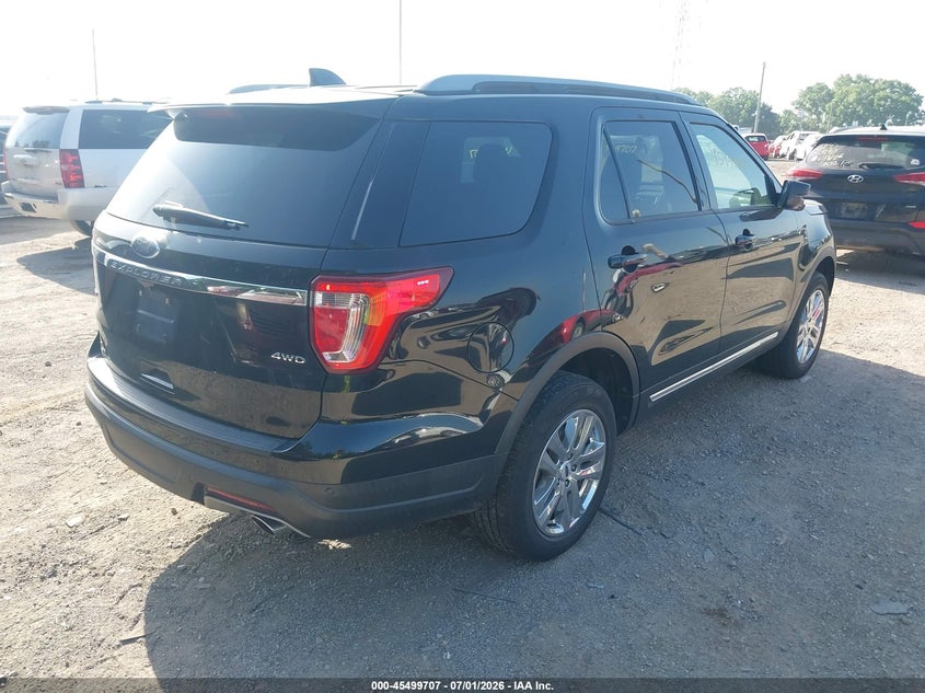 Vin: 1fm5k8d82jgc91796, lot: 45997923, ford explorer xlt 20184