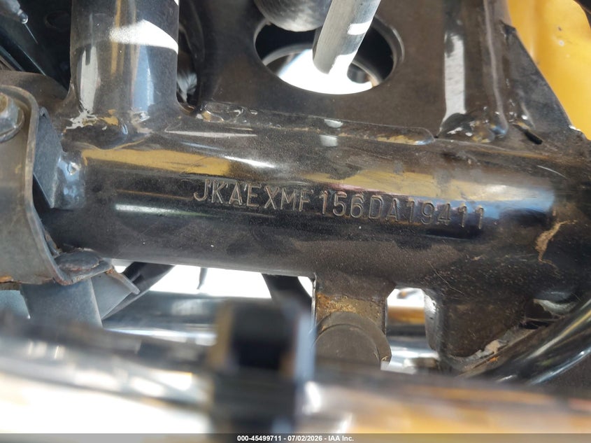 2006 Kawasaki Ex250 F VIN: JKAEXMF156DA19411 Lot: 45499711