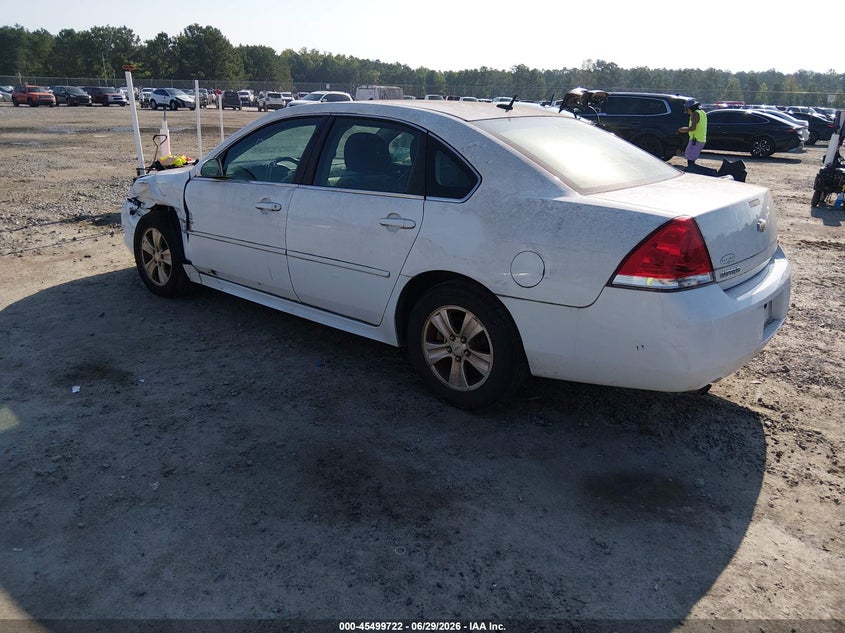 2012 CHEVROLET IMPALA SEDAN 3.6L V-6 DI, DOHC, VVT, 300HP