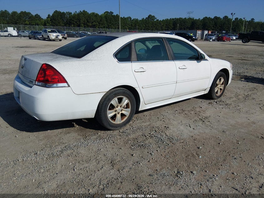 2012 CHEVROLET IMPALA SEDAN 3.6L V-6 DI, DOHC, VVT, 300HP