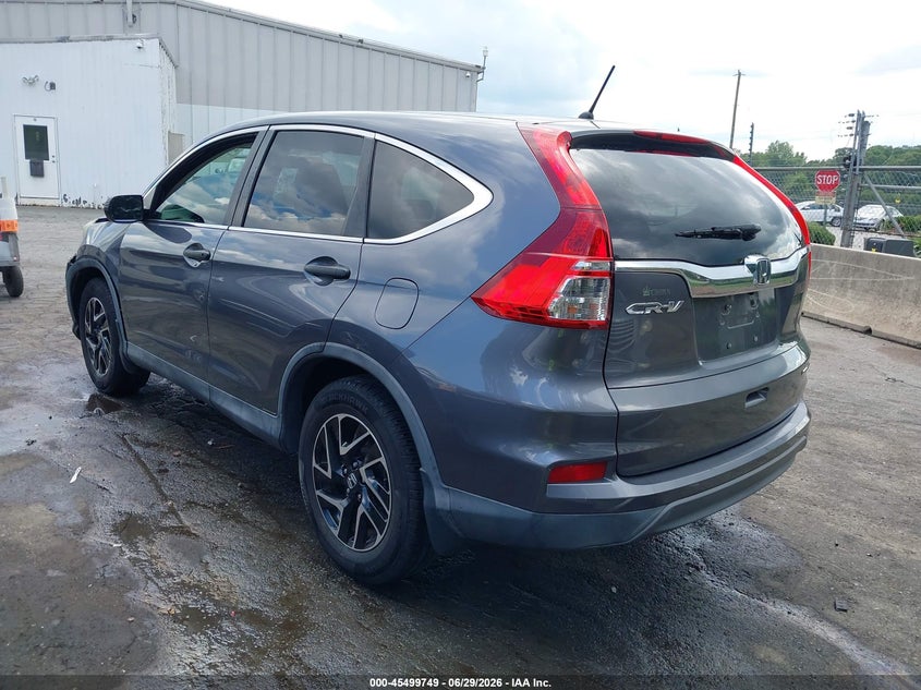 2016 HONDA CR-V SPORT UTILITY VEHICLE 2.4L I-4 DI, DOHC, VVT, 185HP