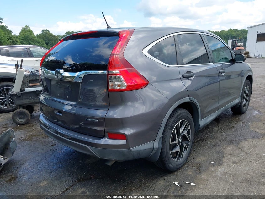 2016 HONDA CR-V SPORT UTILITY VEHICLE 2.4L I-4 DI, DOHC, VVT, 185HP
