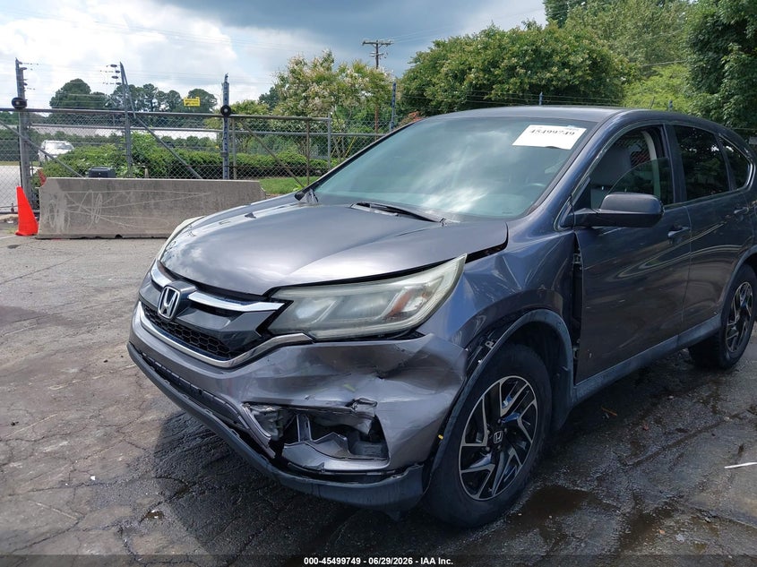 2016 HONDA CR-V SPORT UTILITY VEHICLE 2.4L I-4 DI, DOHC, VVT, 185HP