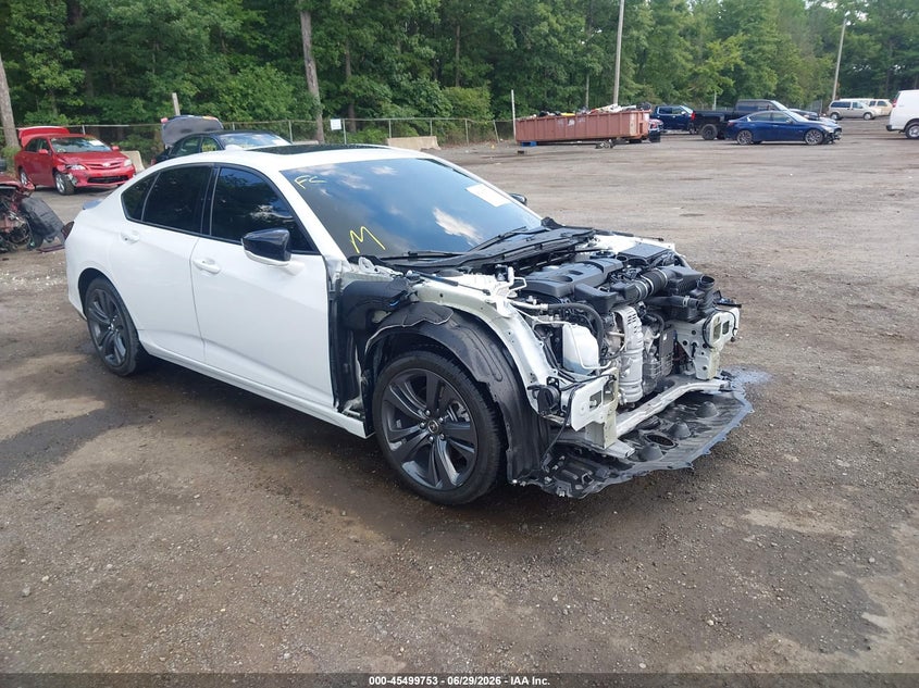 2023 Acura Tlx A-Spec Package, Перёд, IAAI, VIN 19UUB6F57PA005851