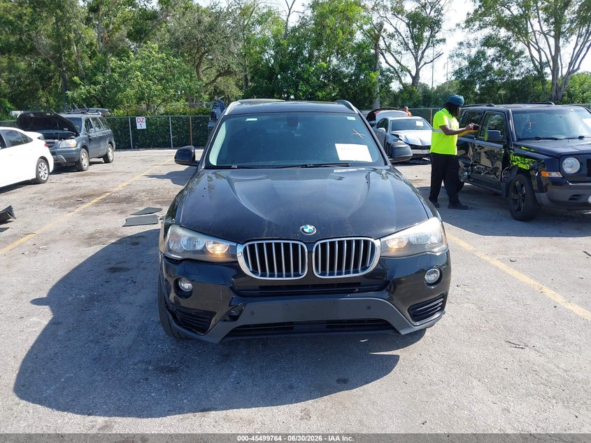 BMW X3 2015 VIN 5UXWX9C50F0D60641