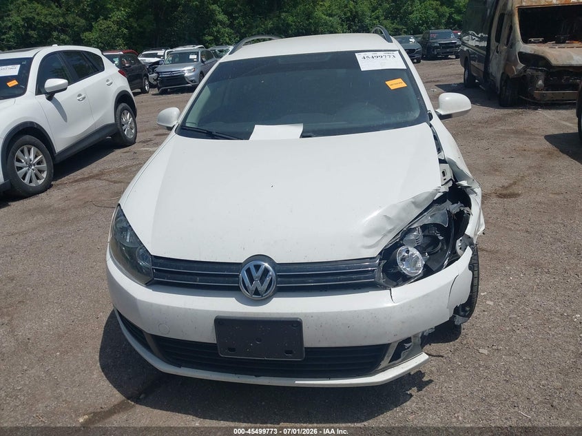 2012 VOLKSWAGEN JETTA WAGON 2.0L I-4 DI, DOHC, TURBO, 140HP