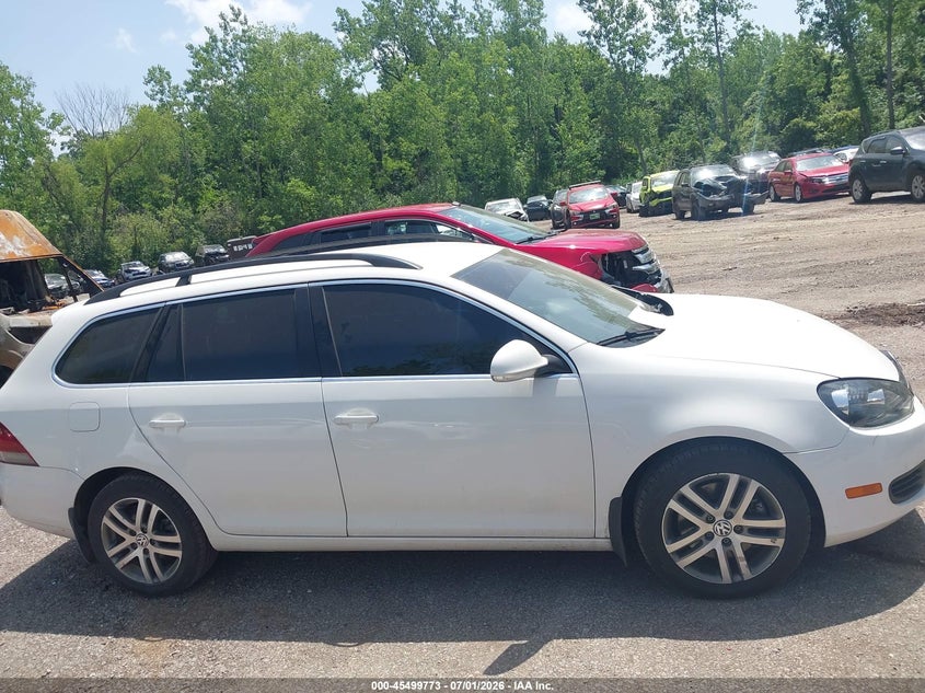 2012 VOLKSWAGEN JETTA WAGON 2.0L I-4 DI, DOHC, TURBO, 140HP