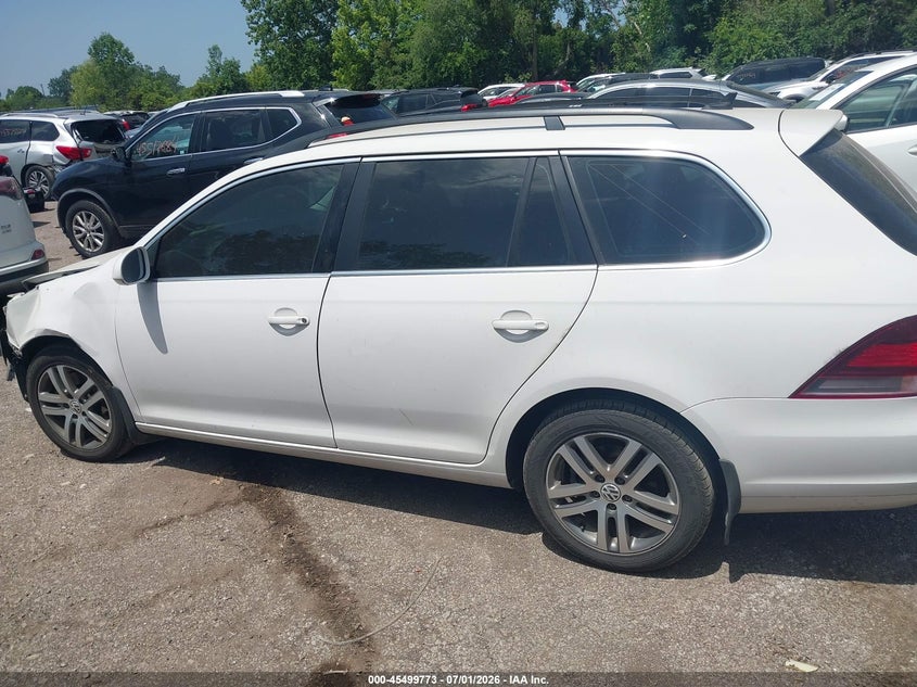 2012 VOLKSWAGEN JETTA WAGON 2.0L I-4 DI, DOHC, TURBO, 140HP