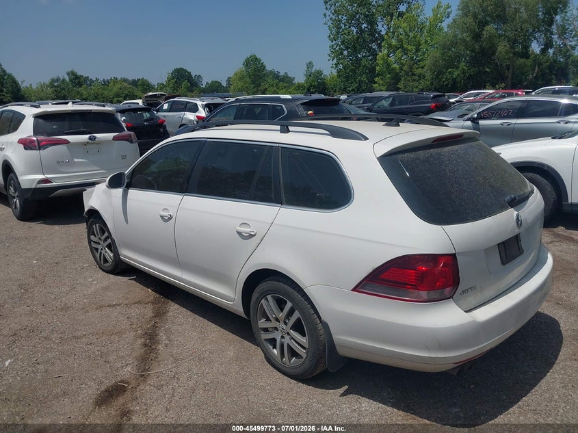 2012 VOLKSWAGEN JETTA WAGON 2.0L I-4 DI, DOHC, TURBO, 140HP
