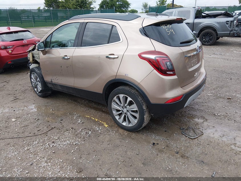 Vin: kl4cjasb1kb834570, lot: 45998002, buick encore fwd preferred 20193