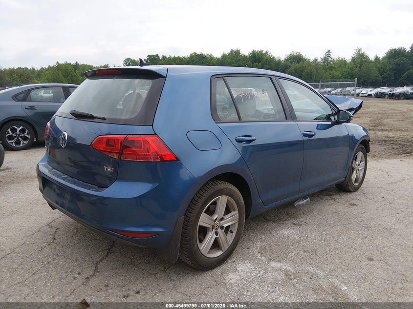 2017 Volkswagen Golf Tsi Wolfsburg Edition 4-Door VIN: 3VW217AU7HM006030 Lot: 45499799