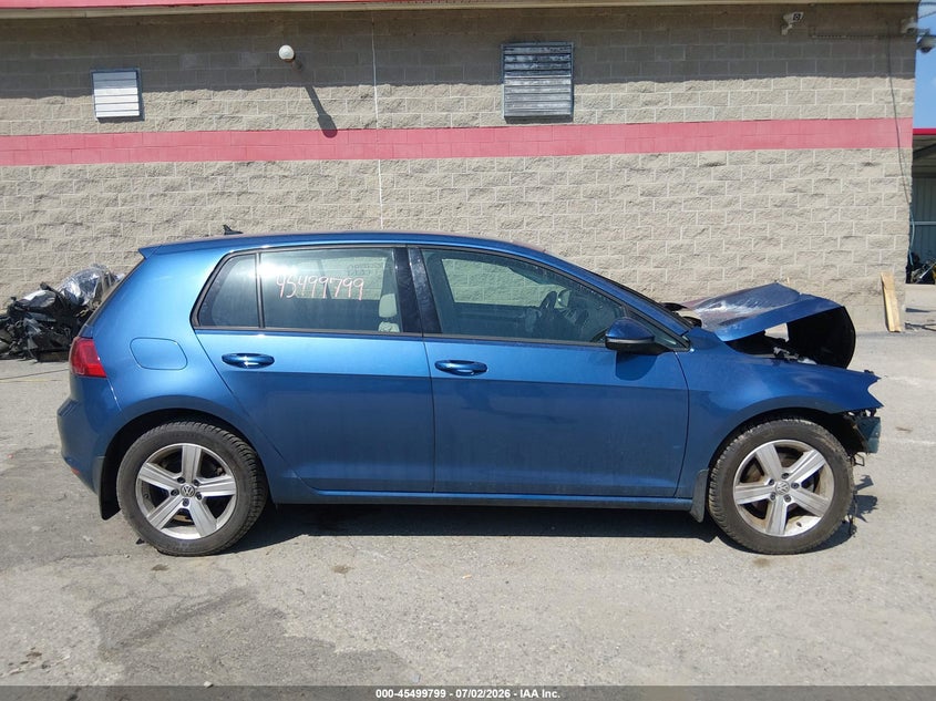 2017 Volkswagen Golf Tsi Wolfsburg Edition 4-Door VIN: 3VW217AU7HM006030 Lot: 45499799