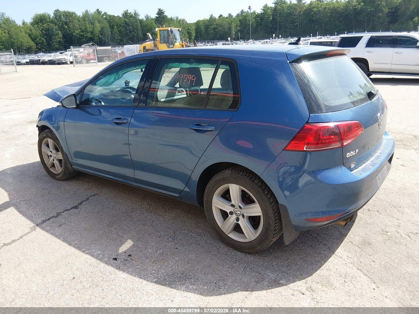 VOLKSWAGEN GOLF 2017 VIN 3VW217AU7HM006030