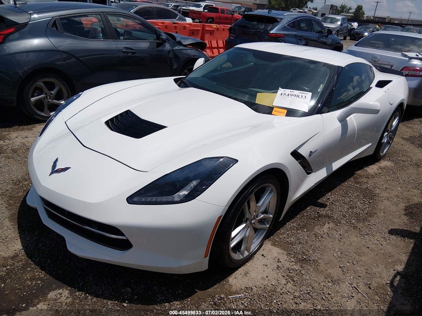 Vin: 1g1yf2d76j5104588, lot: 45998049, chevrolet corvette 3lt 20182