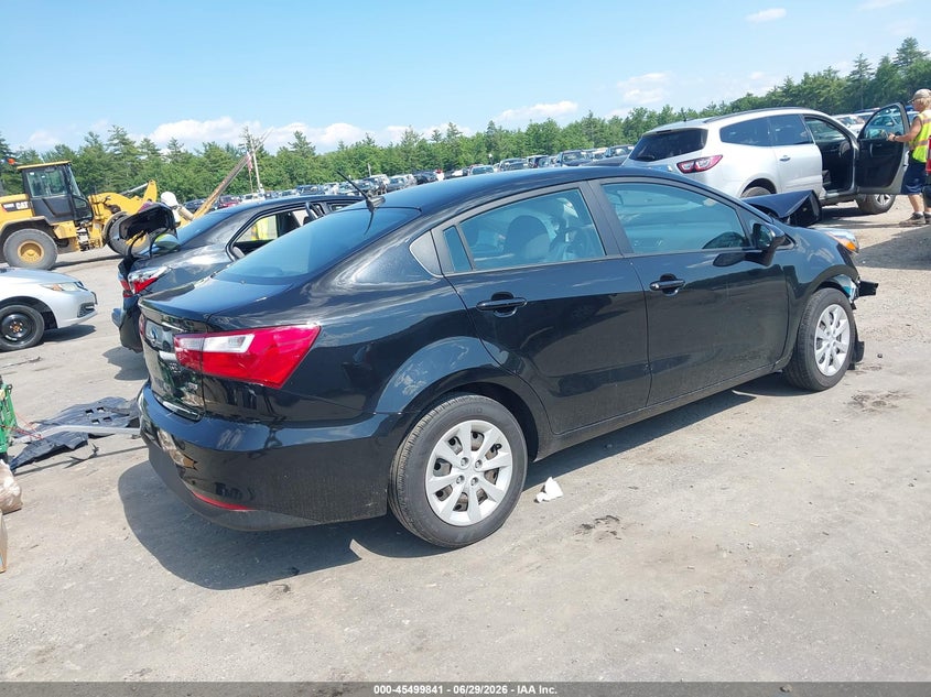 Vin: knadm4a37h6061633, lot: 45998057, kia rio lx 20174